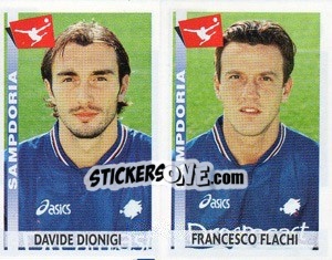 Figurina Dionigi / Flachi  - Calciatori 2000-2001 - Panini