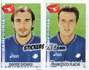 Sticker Dionigi / Flachi  - Calciatori 2000-2001 n. 576 - Panini