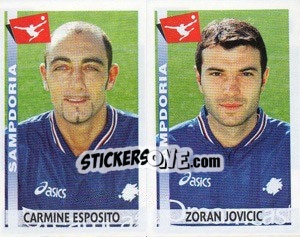 Figurina Esposito / Jovicic  - Calciatori 2000-2001 - Panini