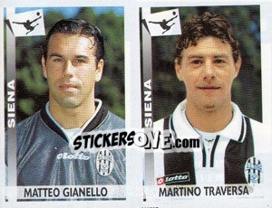 Sticker Gianello / Traversa  - Calciatori 2000-2001 n. 578 - Panini