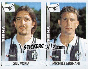 Sticker Voria / Mignani  - Calciatori 2000-2001 n. 579 - Panini