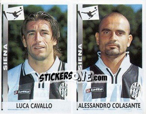 Cromo Cavallo / Colasante  - Calciatori 2000-2001 - Panini