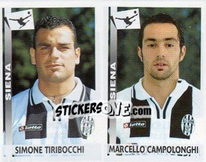 Sticker Tiribocchi / Campolonghi  - Calciatori 2000-2001 n. 586 - Panini