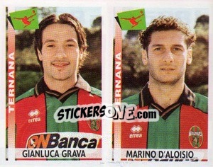 Figurina Grava / D'Aloisio  - Calciatori 2000-2001 - Panini