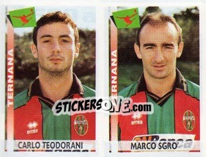 Sticker Teodorani / Sgro'  - Calciatori 2000-2001 n. 589 - Panini