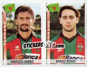 Sticker Fabris / Benin  - Calciatori 2000-2001 - Panini