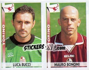 Sticker Bucci / Bonomi  - Calciatori 2000-2001 - Panini