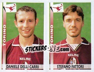 Figurina Delli Carri / Fattori  - Calciatori 2000-2001 - Panini