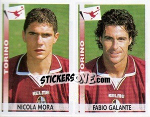 Sticker Mora / Galante  - Calciatori 2000-2001 n. 598 - Panini