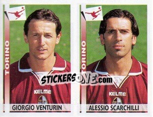 Sticker Venturin / Scarchilli  - Calciatori 2000-2001 - Panini
