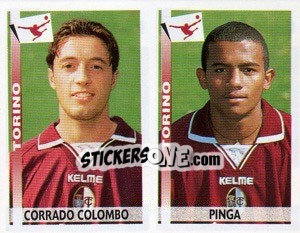 Sticker Colombo / Pinga  - Calciatori 2000-2001 - Panini