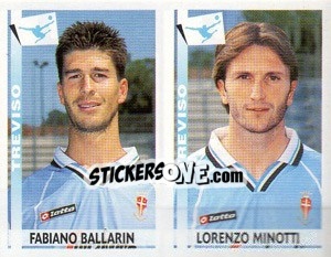 Sticker Ballarin / Minotti  - Calciatori 2000-2001 n. 606 - Panini