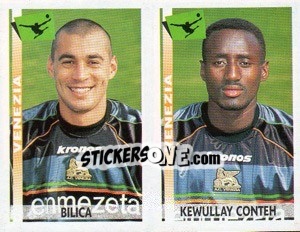 Sticker Bilica / Conteh  - Calciatori 2000-2001 - Panini