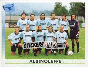 Cromo Squadra Albinoleffe - Calciatori 2000-2001 - Panini