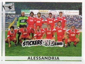 Figurina Squadra Alessandria - Calciatori 2000-2001 - Panini