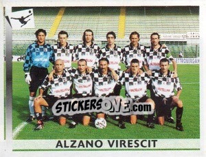 Cromo Squadra Alzano Virescit - Calciatori 2000-2001 - Panini