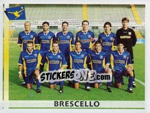 Figurina Squadra Brescello - Calciatori 2000-2001 - Panini