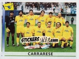 Sticker Squadra Carrarese - Calciatori 2000-2001 n. 631 - Panini