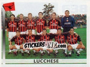 Figurina Squadra Lucchese - Calciatori 2000-2001 - Panini