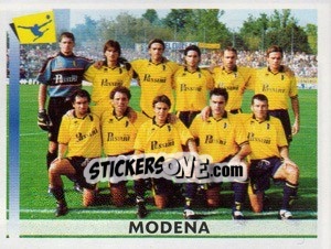 Figurina Squadra Modena - Calciatori 2000-2001 - Panini