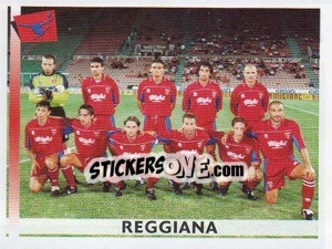 Cromo Squadra Reggiana - Calciatori 2000-2001 - Panini