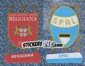 Figurina Scudetto Reggiana/SPAL (a/b) - Calciatori 2000-2001 - Panini