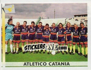 Sticker Squadra Atletico Catania - Calciatori 2000-2001 - Panini