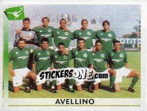 Figurina Squadra Avellino - Calciatori 2000-2001 - Panini