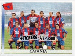 Sticker Squadra Catania - Calciatori 2000-2001 - Panini