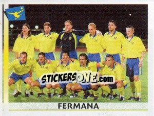 Figurina Squadra Fermana - Calciatori 2000-2001 - Panini