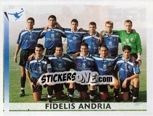 Sticker Squadra Fidelis Andria - Calciatori 2000-2001 n. 661 - Panini