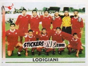 Figurina Squadra Lodigiani - Calciatori 2000-2001 - Panini