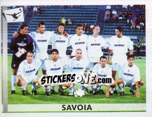 Figurina Squadra Savoia - Calciatori 2000-2001 - Panini