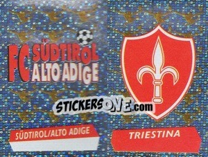 Figurina Scudetto Südtirol Alto Adige/Triestina (a/b)