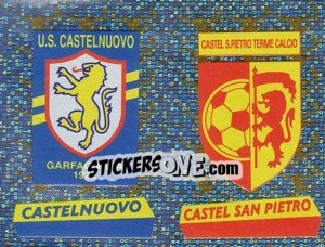 Cromo Scudetto Castelnuovo/Castel San Pietro (a/b)