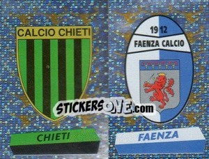 Figurina Scudetto Chieti/Faenza (a/b)