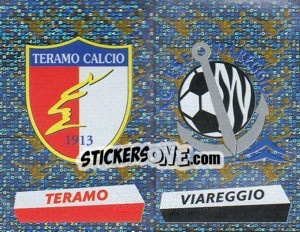 Cromo Scudetto Teramo/Viareggio (a/b) - Calciatori 2000-2001 - Panini