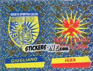 Cromo Scudetto Giugliano/Igea (a/b)