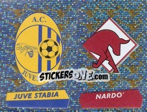 Sticker Scudetto Juve Stabia/Nardo' (a/b) - Calciatori 2000-2001 - Panini