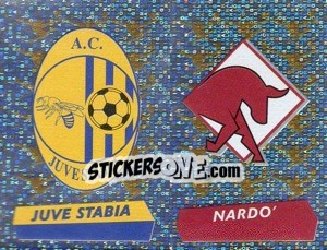 Sticker Scudetto Juve Stabia/Nardo' (a/b) - Calciatori 2000-2001 n. 700 - Panini