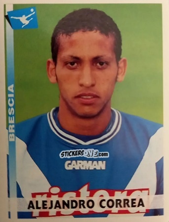 Sticker Alejandro Correa - Calciatori 2000-2001 n. A7 - Panini