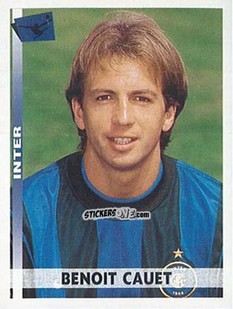 Sticker Benoit Cauet - Calciatori 2000-2001 n. A15 - Panini
