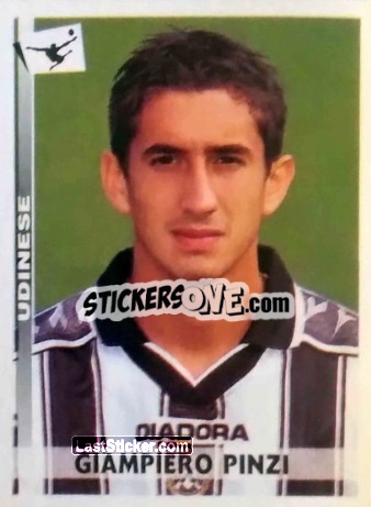 Sticker Giampiero Pinzi - Calciatori 2000-2001 n. A44 - Panini