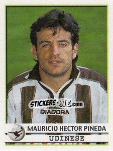 Cromo Mauricio Hector Pineda - Calciatori 2001-2002 - Panini