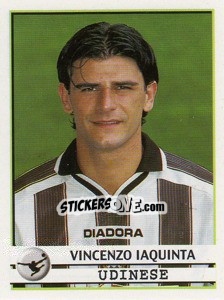 Cromo Vincenzo Iaquinta - Calciatori 2001-2002 - Panini