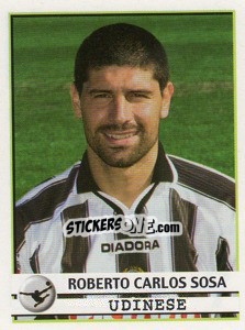 Cromo Roberto Carlos Sosa - Calciatori 2001-2002 - Panini