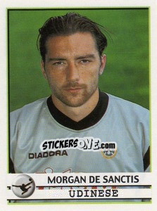 Sticker Morgan de Sanctis - Calciatori 2001-2002 n. 384 - Panini