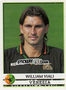 Sticker William Viali - Calciatori 2001-2002 - Panini