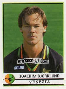 Figurina Joachim Bjorklund - Calciatori 2001-2002 - Panini