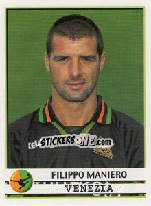 Figurina Filippo Maniero - Calciatori 2001-2002 - Panini